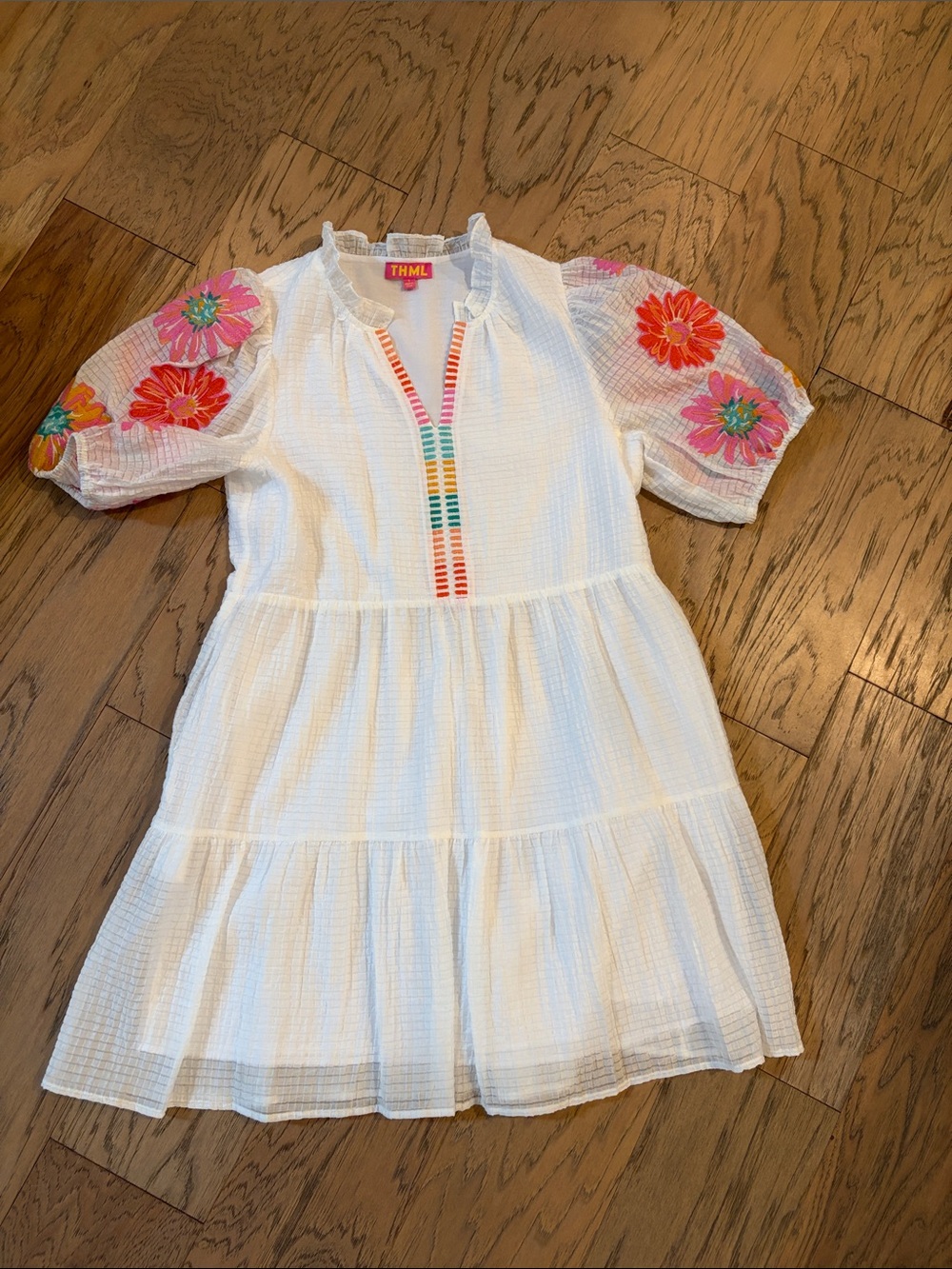 THML White floral dress